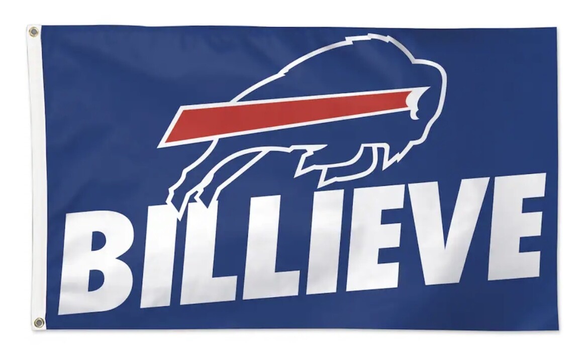 Buffalo Bills Billieve 3' x 5' Deluxe Flag