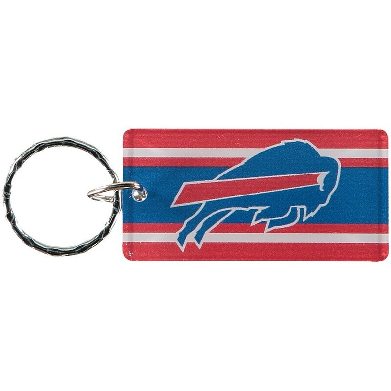 Buffalo Bills Super Stripe Acrylic Keychain
