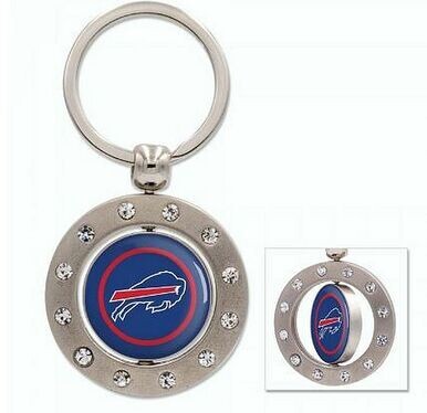 Buffalo Bills Metal Spinning Key Ring