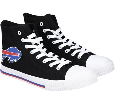 Buffalo Bills Men’s FOCO Big Logo High Top Canvas Shoes