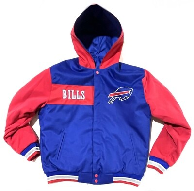 Buffalo Bills Men’s Full Button Reversible Jacket