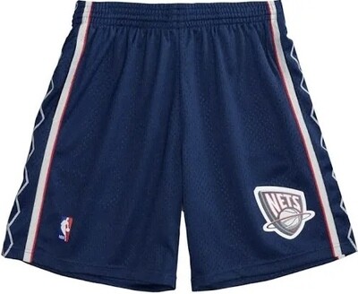 New Jersey Nets 06-07 Men's Navy Mitchell & Ness Swingman Shorts