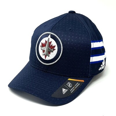 Winnipeg Jets Men's Adidas Draft Structured Flex Fit Hat