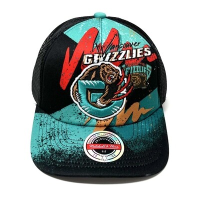 Vancouver Grizzlies Men’s Mitchell & Ness NBA Hyper Trucker Snapback Hat