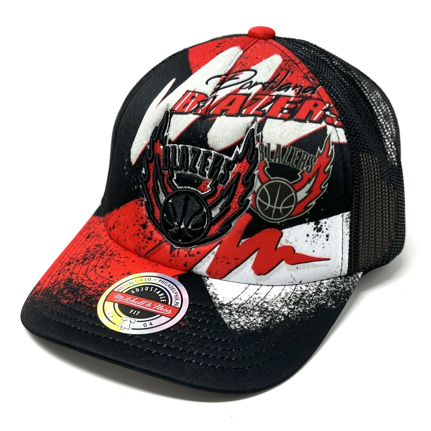 Portland Trail Blazers Men’s Mitchell & Ness NBA Hyper Trucker Snapback Hat