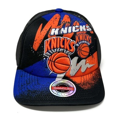 New York Knicks Men’s Mitchell & Ness NBA Hyper Trucker Snapback Hat
