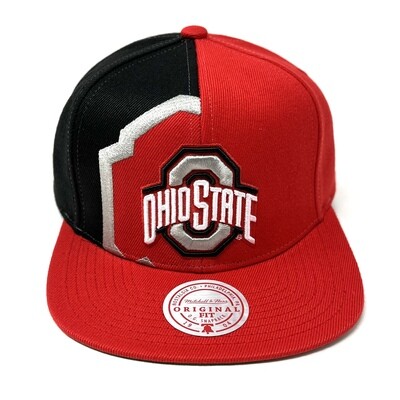 Ohio State Buckeyes Men’s Retroline Mitchell & Ness Snapback Hat