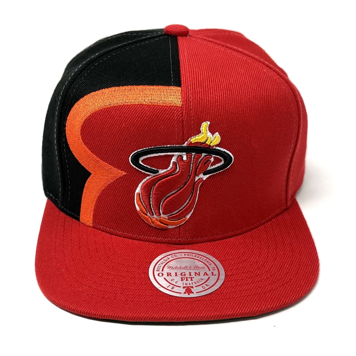 Miami Heat Men’s Retroline Mitchell & Ness Snapback Hat