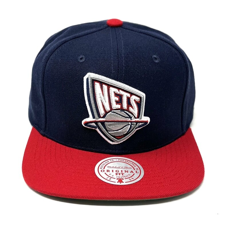 New Jersey Nets Men’s 2-Tone Classic Mitchell & Ness Snapback Hat