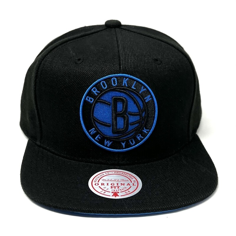 Brooklyn Nets Men’s Highlighter Mitchell & Ness Snapback Hat