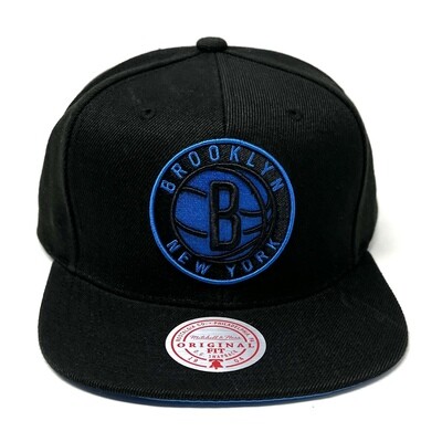 Brooklyn Nets Men’s Highlighter Mitchell & Ness Snapback Hat
