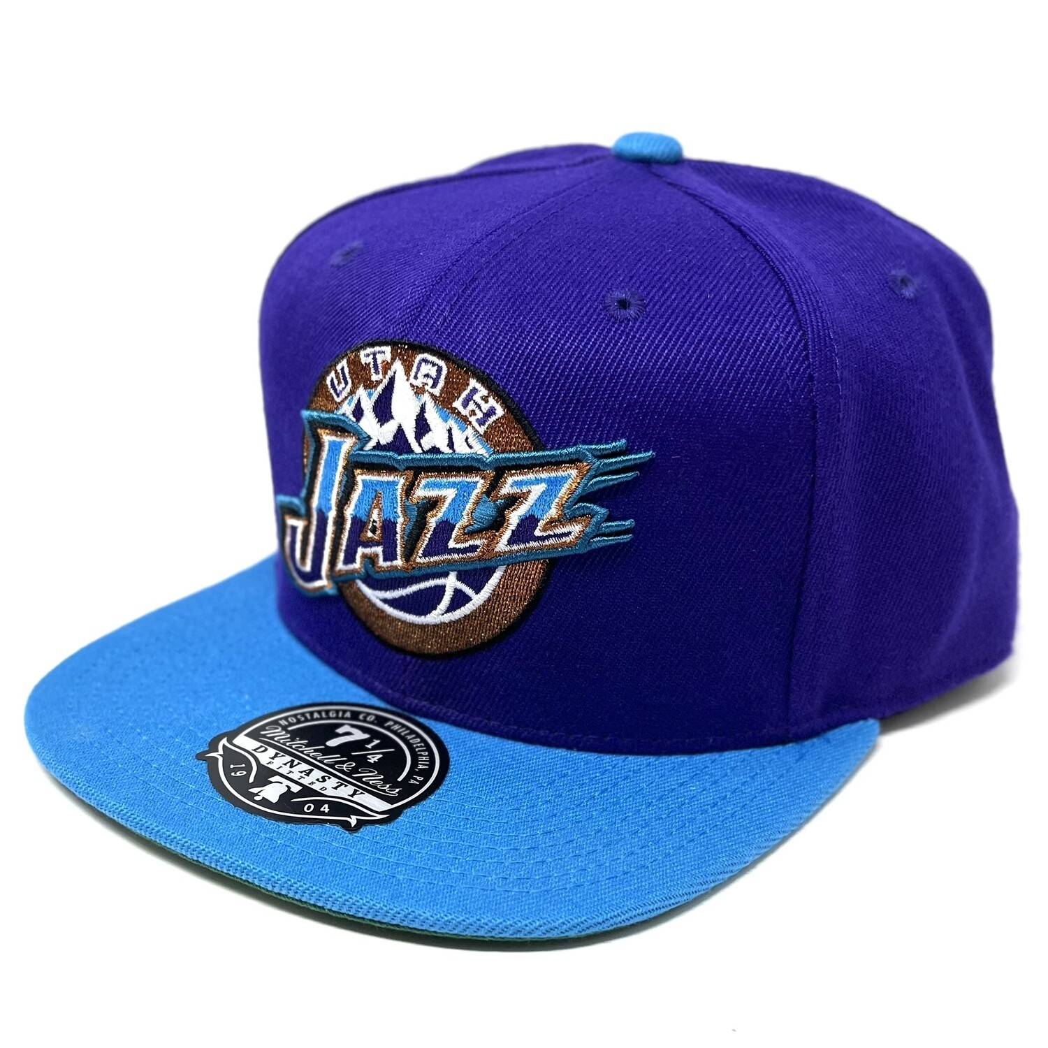 Utah Jazz Men’s 2-Tone Mitchell & Ness Fitted Hat