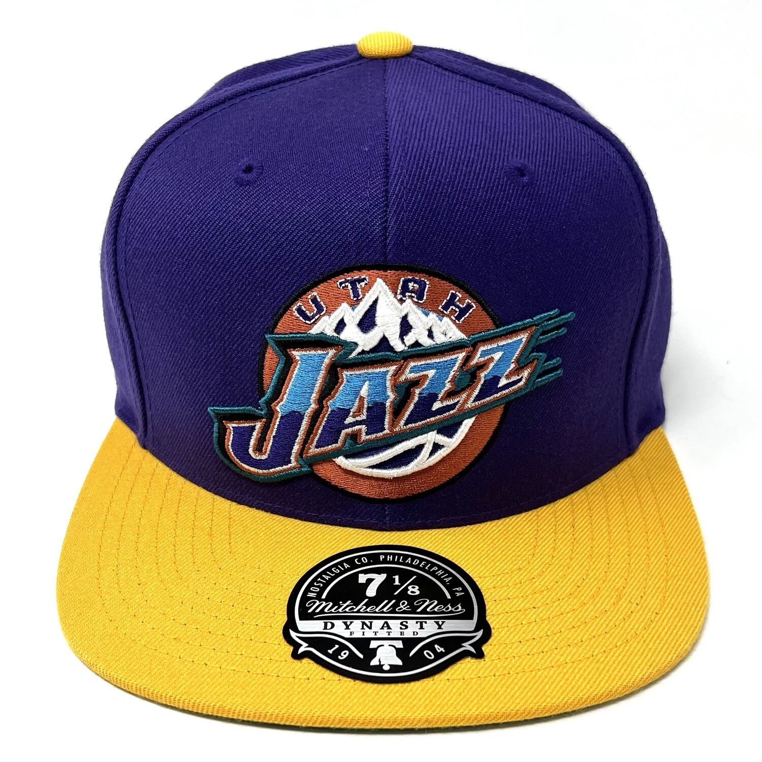 Utah Jazz Men’s 2-Tone Mitchell & Ness Fitted Hat