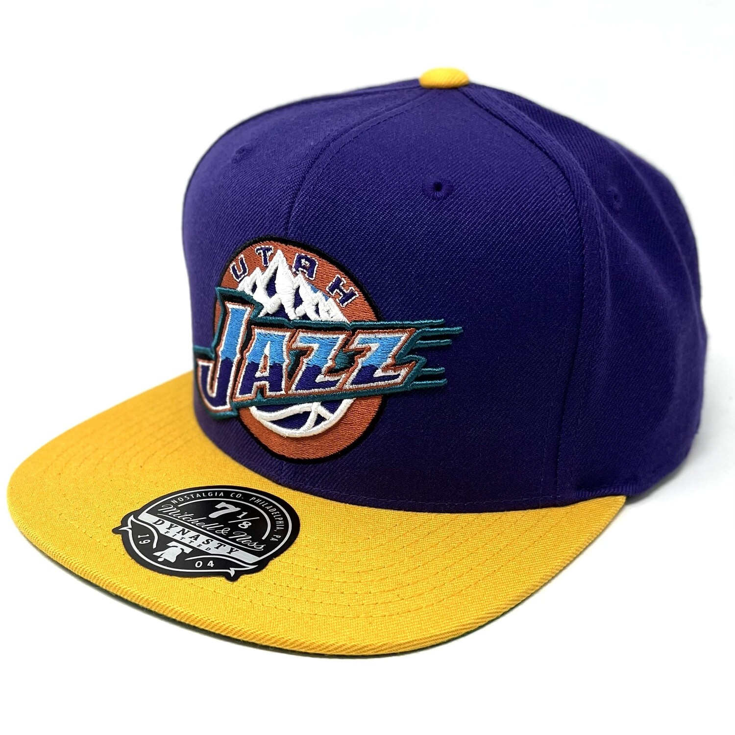 Utah Jazz Men’s 2-Tone Mitchell & Ness Fitted Hat