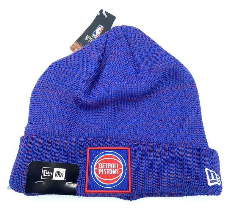 Detroit Pistons Men’s New Era Cuffed Knit Hat Detroit Pistons Men’s New Era Cuffed Knit Hat