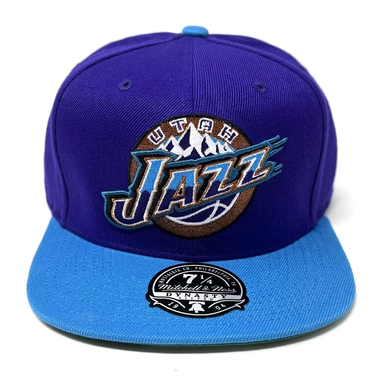 Utah Jazz Men’s 2-Tone Mitchell & Ness Fitted Hat