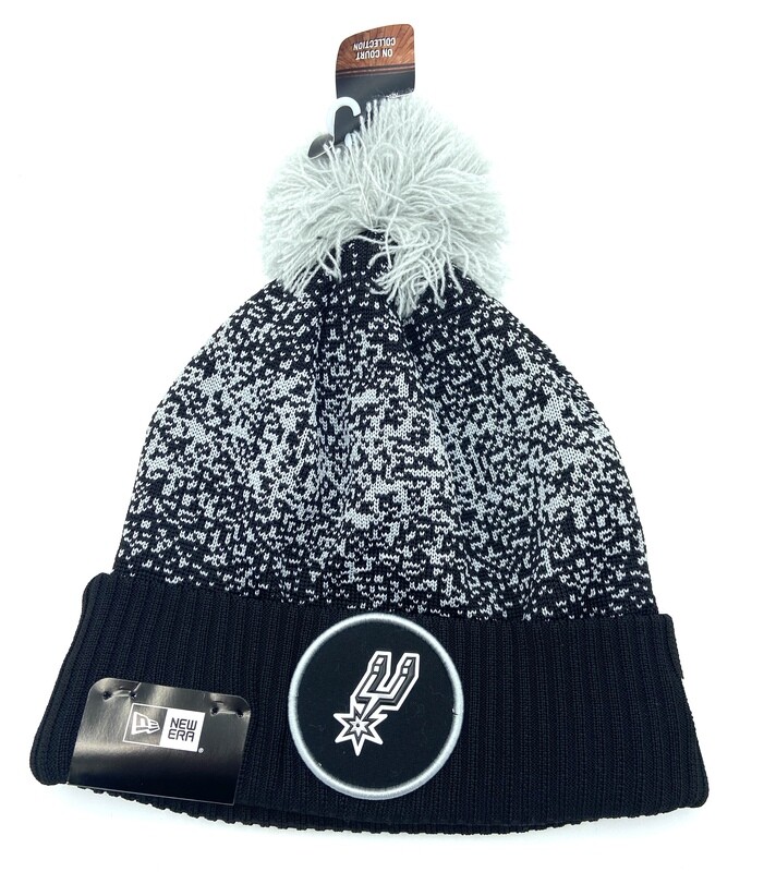 San Antonio Spurs Men’s New Era Cuffed Pom Knit Hat