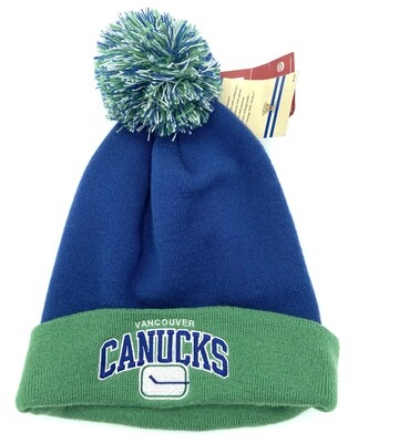 Vancouver Canucks Men’s Mitchell & Ness Cuffed Pom Knit Hat