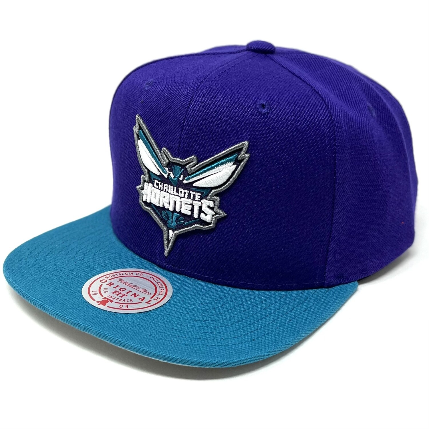 Charlotte Hornets Men’s Mitchell & Ness NBA Core Snapback Hat