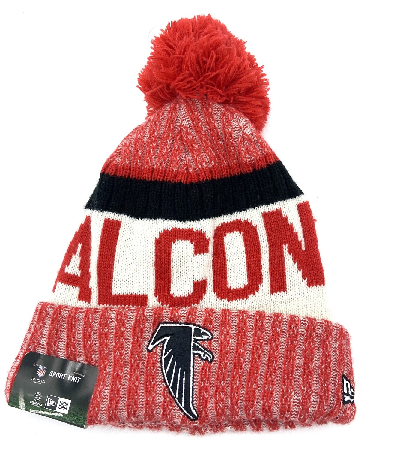 Atlanta Falcons Men's New Era Cuffed Pom Men's Knit Hat