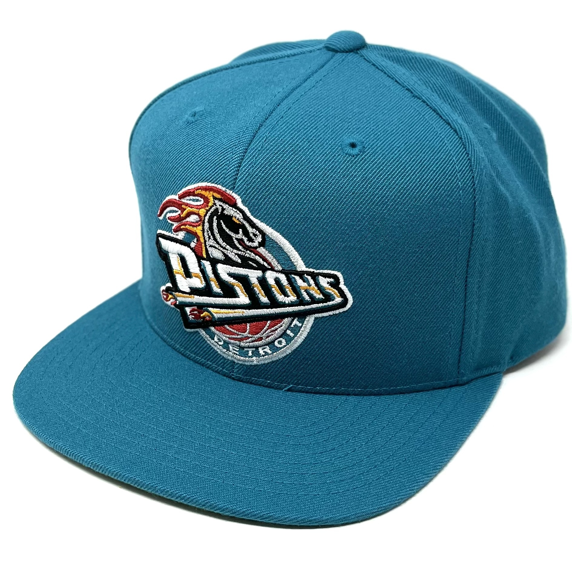 Mitchell & Ness Detroit Pistons Wool Solid Snapback - Blue
