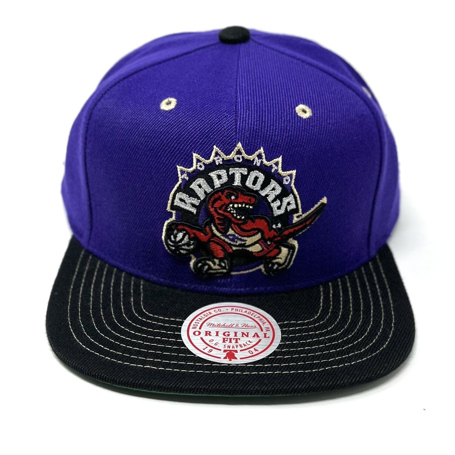 Toronto Raptors Men’s Contrast Stitch Mitchell & Ness Snapback Hat