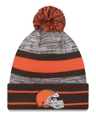 Cleveland Browns New Era Cuffed Pom Men's Knit Hat