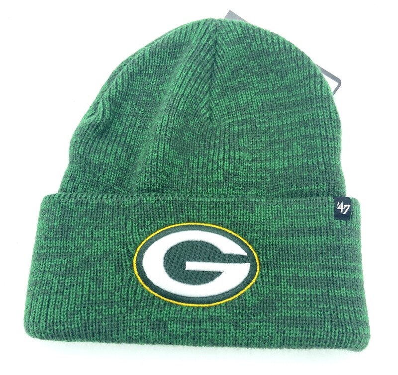 Green Bay Packers Men's 47 Brand Toboggan Cuffed Knit Hat