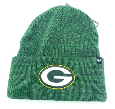 Green Bay Packers Men's 47 Brand Toboggan Cuffed Knit Hat Green Bay Packers Men's 47 Brand Toboggan Cuffed Knit Hat