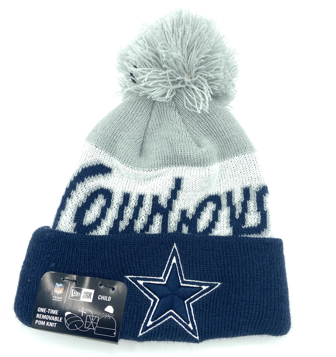 Dallas Cowboys Child New Era Cuffed Pom Knit Hat