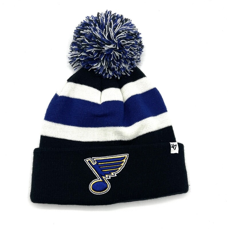 St. Louis Blues Men's 47 Brand Cuffed Pom Knit Hat