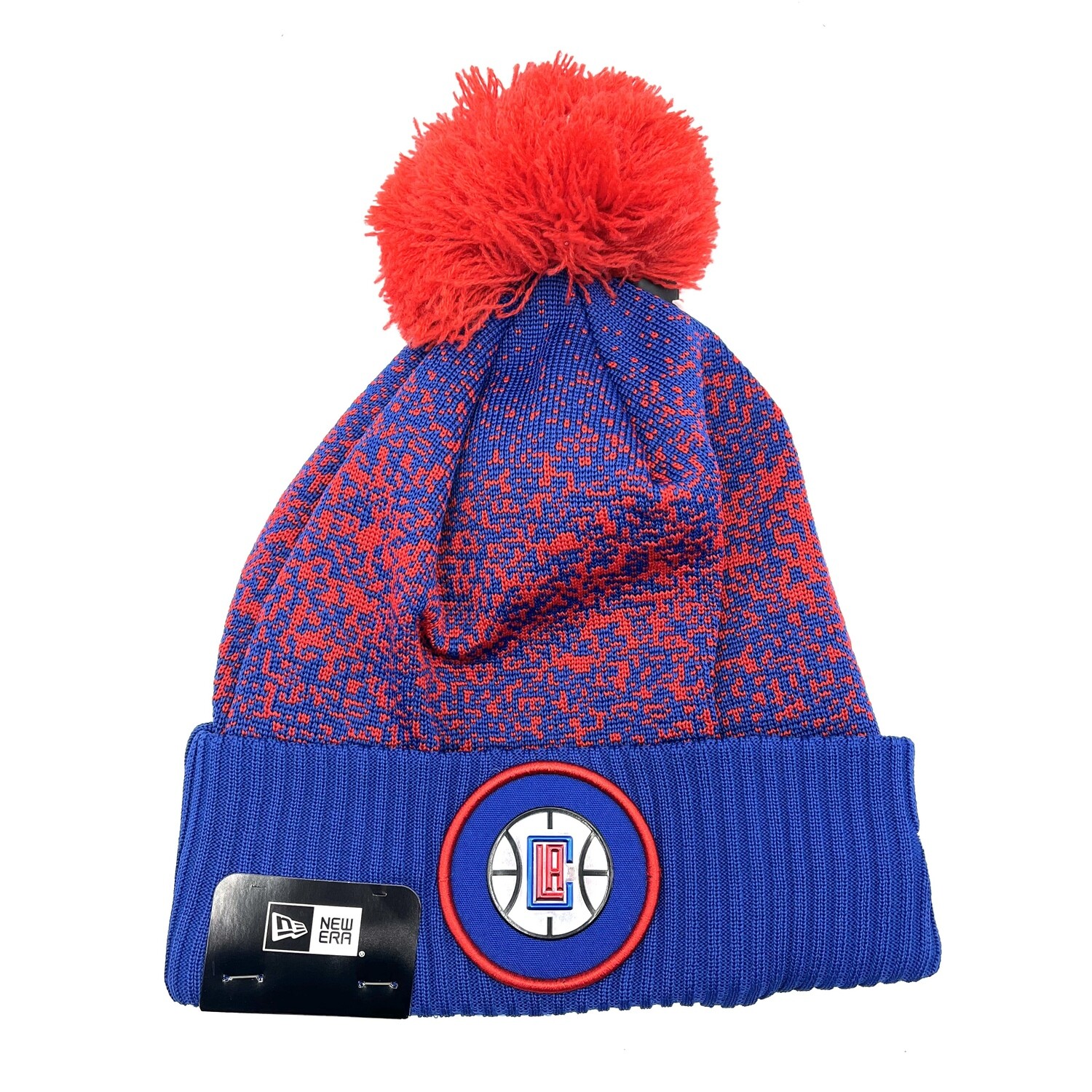 Los Angeles Clippers Men’s New Era Cuffed Pom Knit Hat