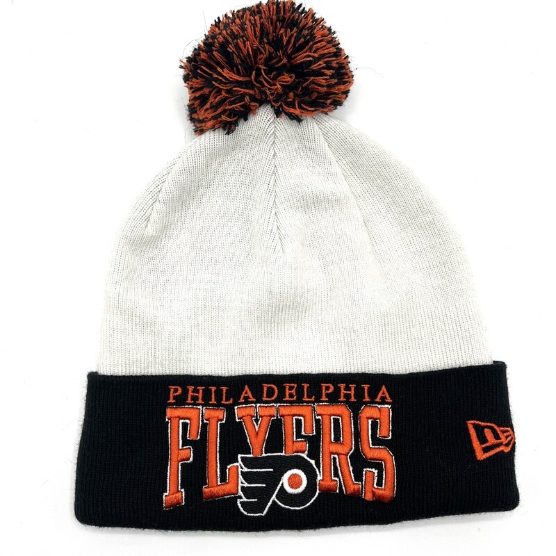 Philadelphia Flyers Men's New Era Cuffed Pom Knit Hat