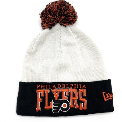 Philadelphia Flyers Men's New Era Cuffed Pom Knit Hat