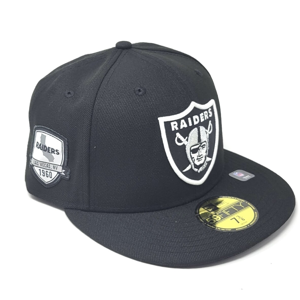 Las Vegas Raiders White 59FIFTY Fitted Cap