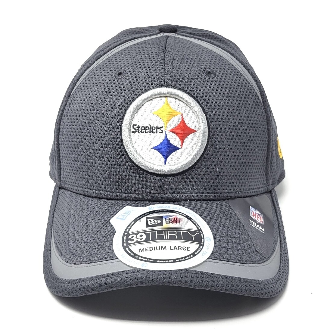 Pittsburgh Steelers Men's Reflective New Era 39Thirty Flex Fit Hat