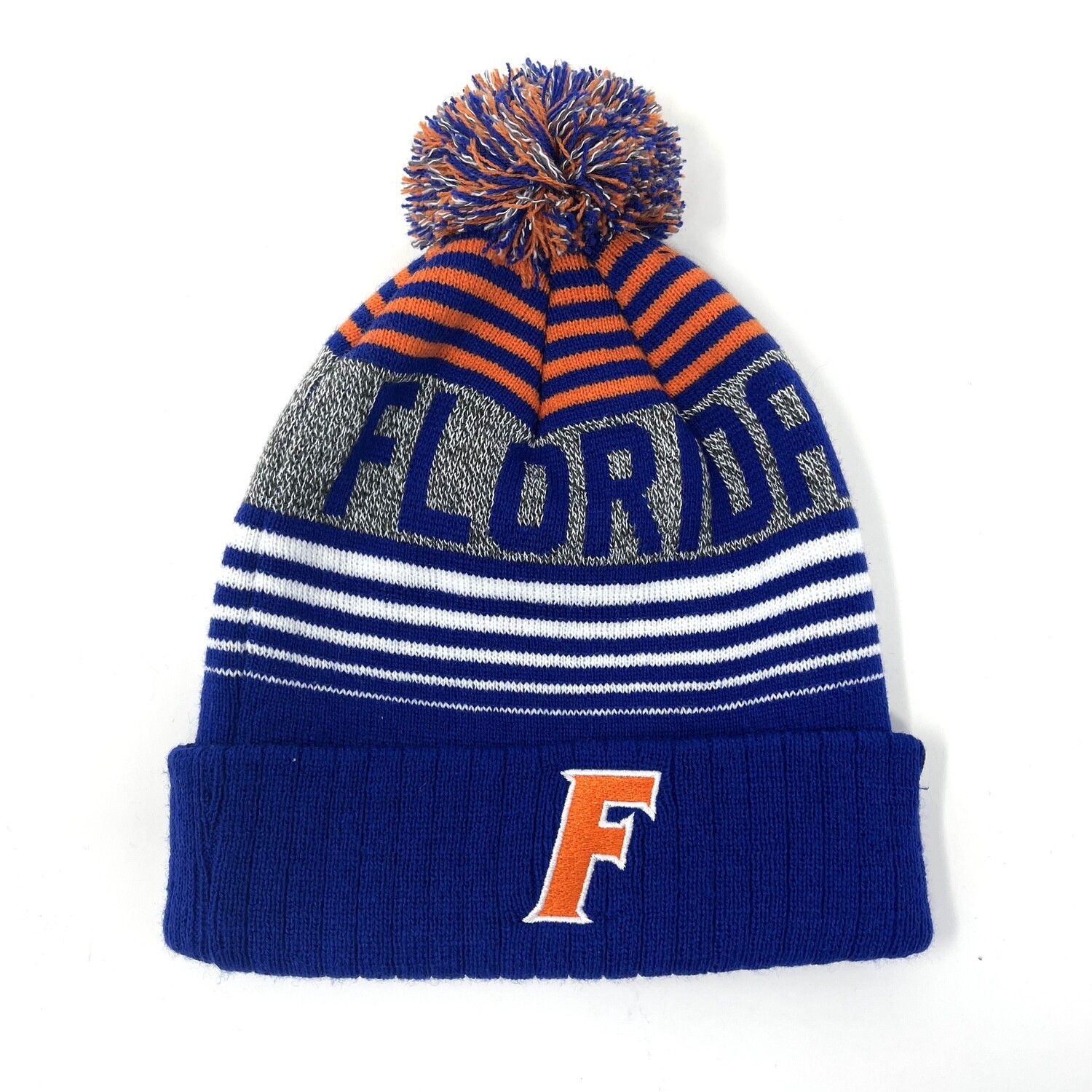 Florida Gators Men's Top of the World Pom 
Cuff Knit Hat