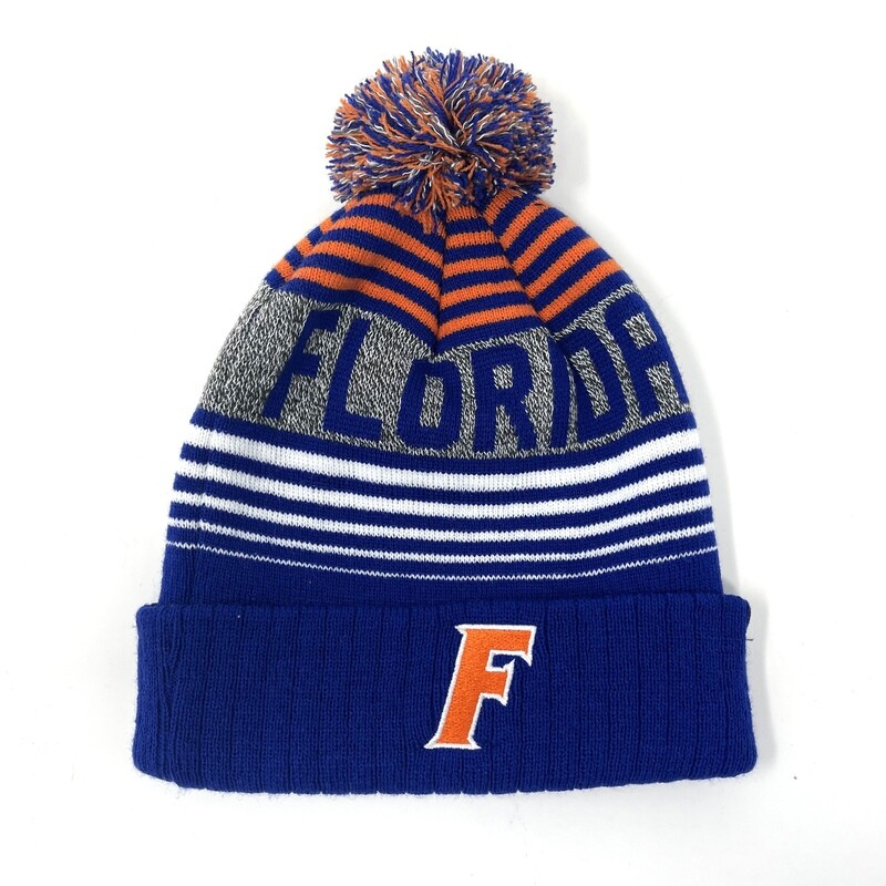 Florida Gators Men's Top of the World Pom 
Cuff Knit Hat