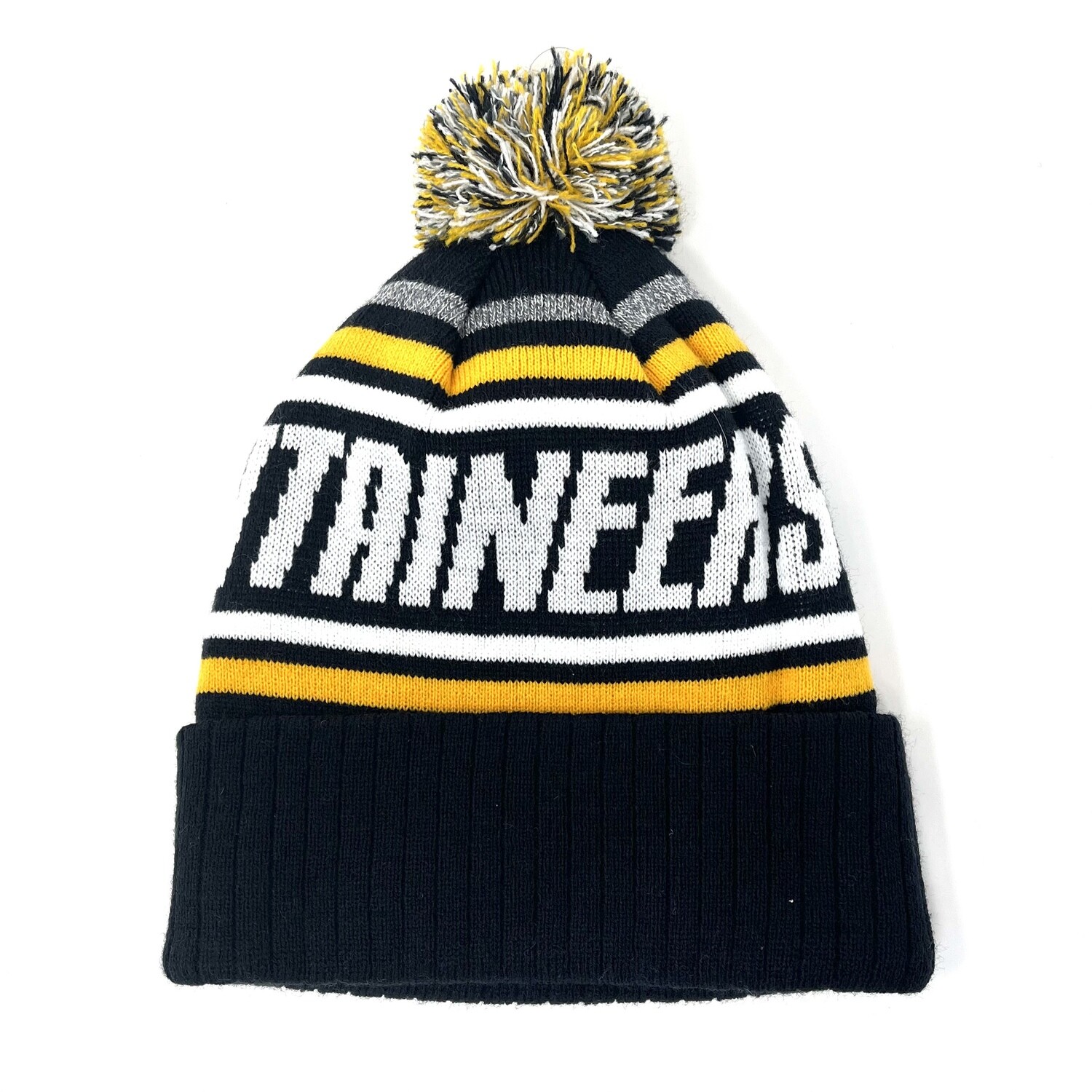 West Virginia Mountaineers Men's Cuffed Pom Knit Hat