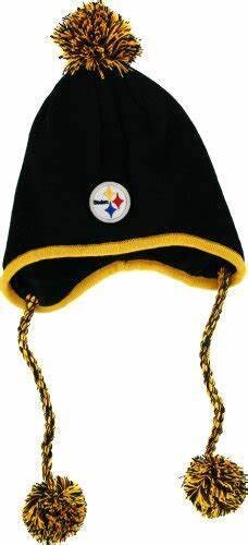 Pittsburgh Steelers Men's New Era Tassel Twist Pom Knit Hat