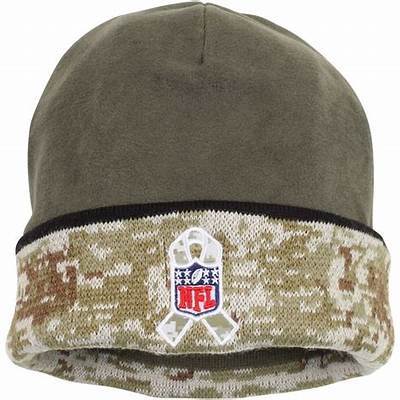 New Era Women's Jacksonville Jaguars Salute to Service Military Green  Beanie Hat