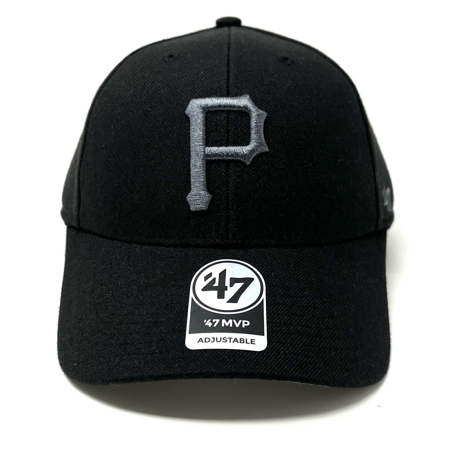 47 Brand Pittsburgh Pirates MVP Black Dad Hat