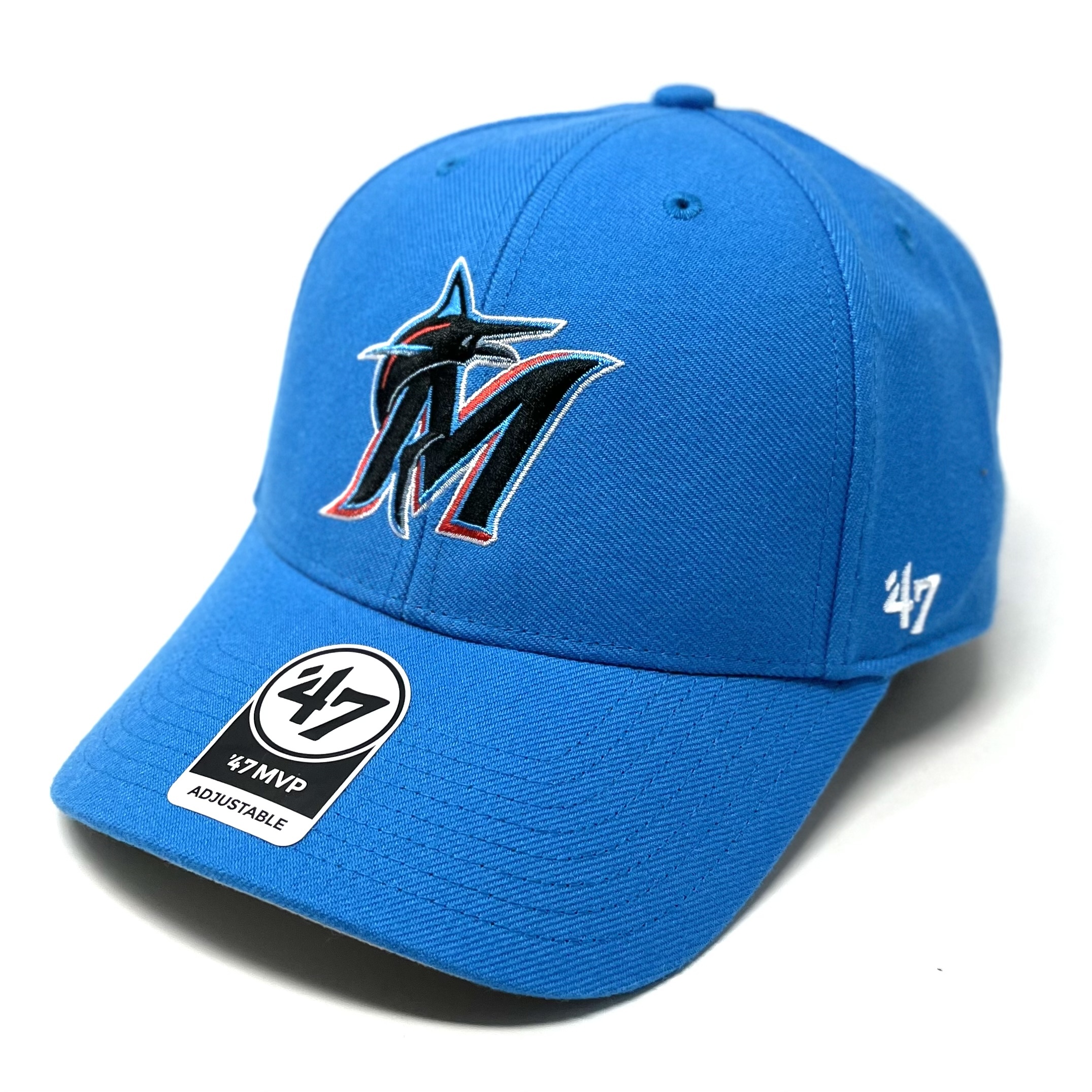 Miami Marlins Men's 47 Brand MVP Adjustable Hat
