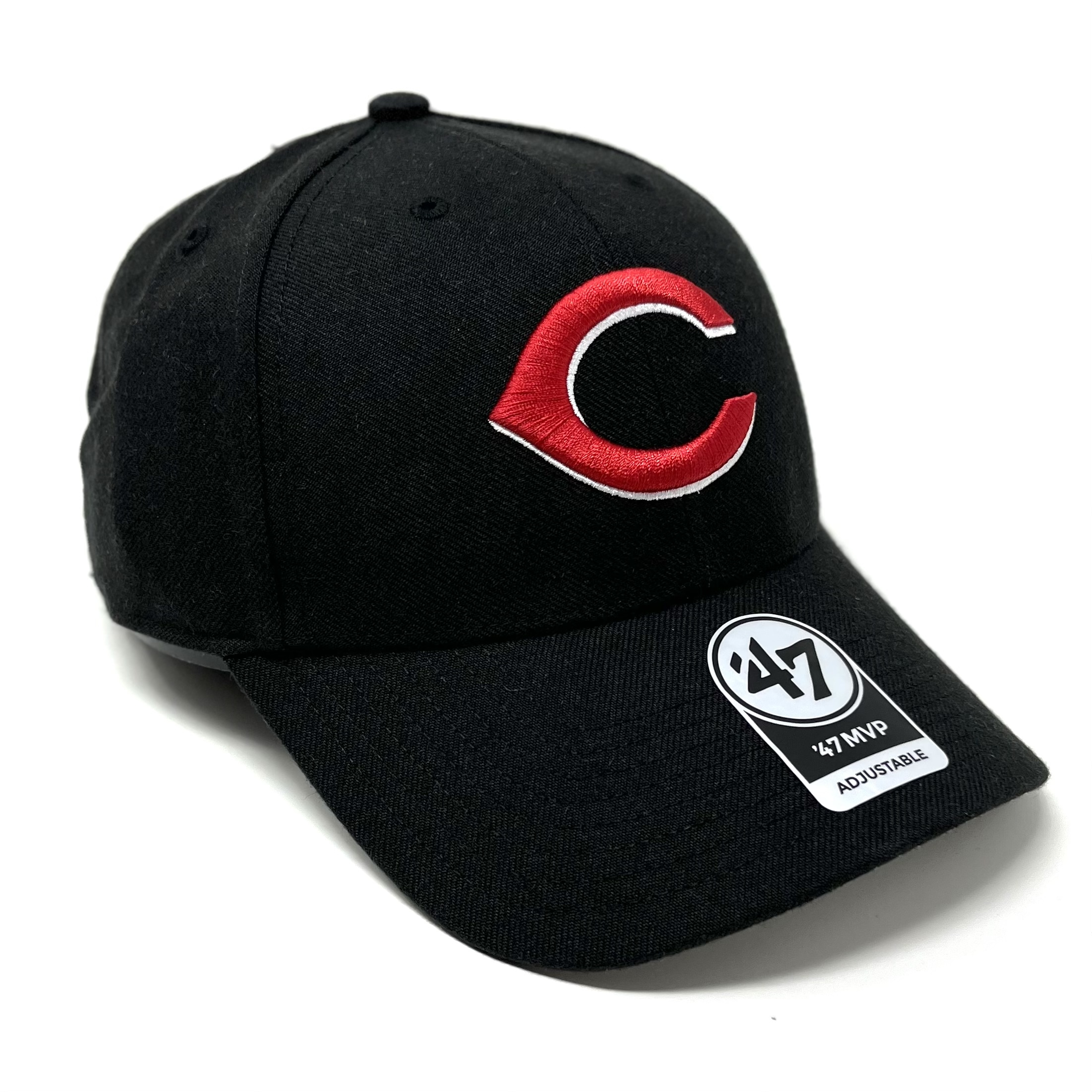 47 Brand MVP Blank Hat - Red | Adjustable by '47 - Acrylic/Wool - SportBuff