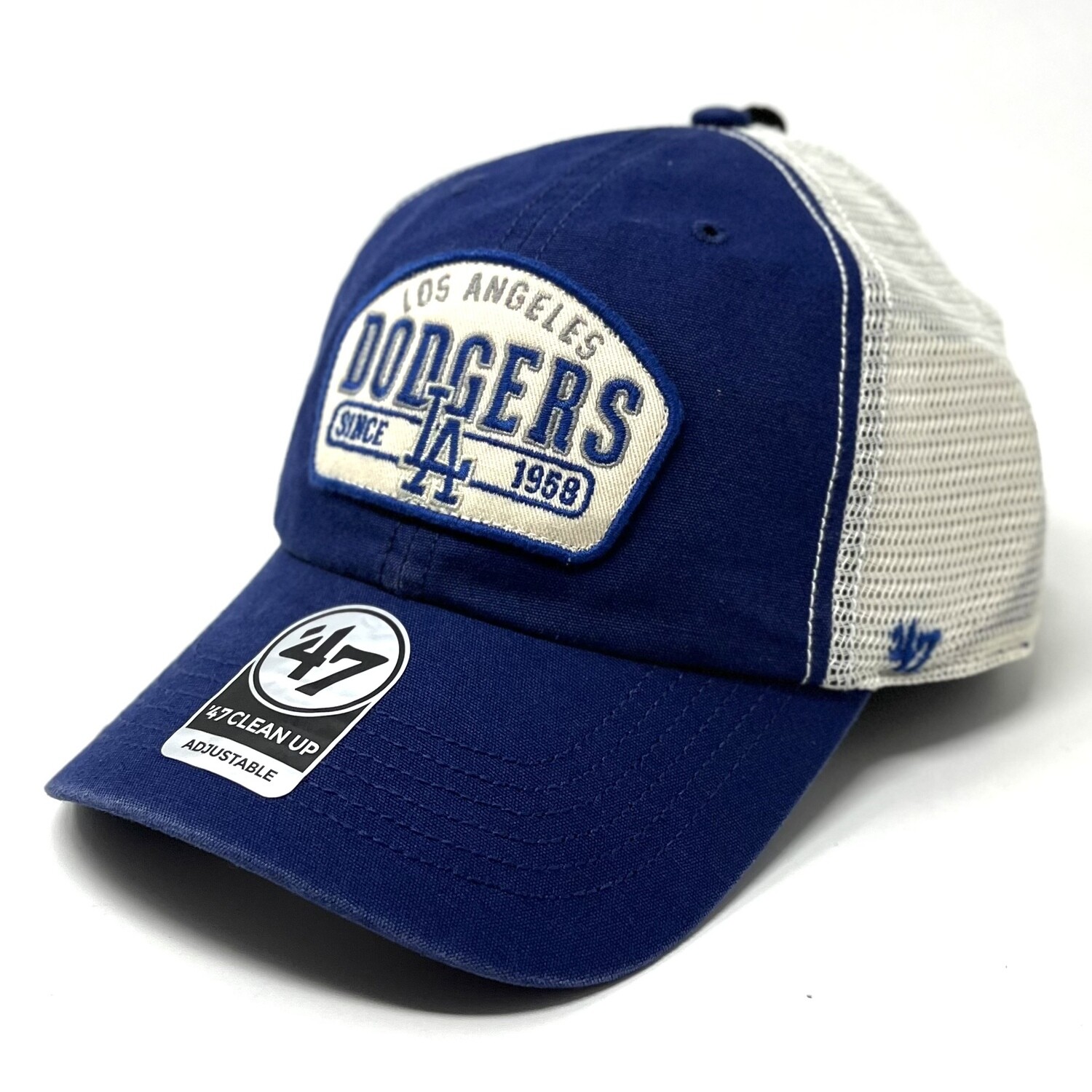 Los Angeles Dodgers Men’s Vintage 47 Brand Clean Up Adjustable Hat