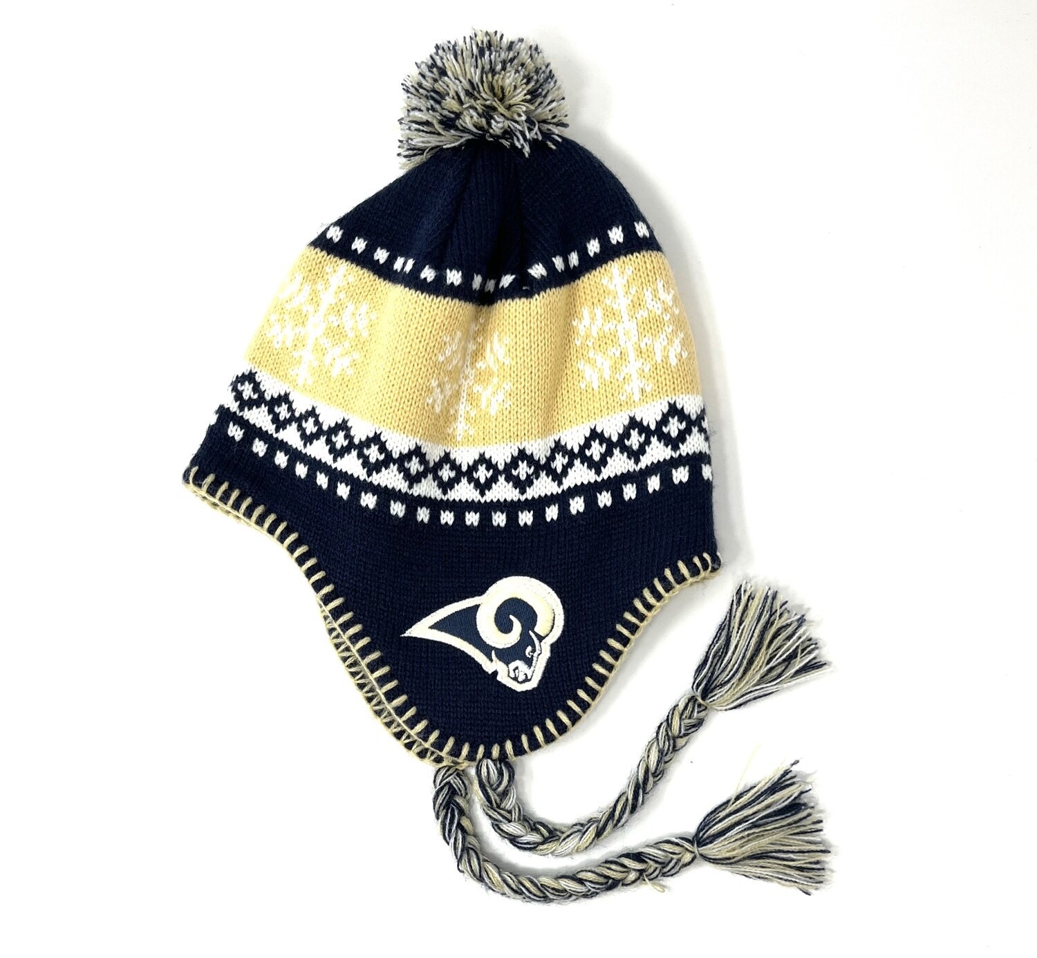 Los Angeles Rams Men’s New Era Tassel Knit Hat