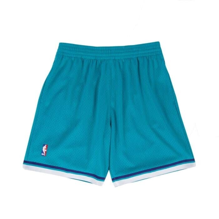 Charlotte Hornets 92-93 Men's Teal Mitchell & Ness Swingman Shorts