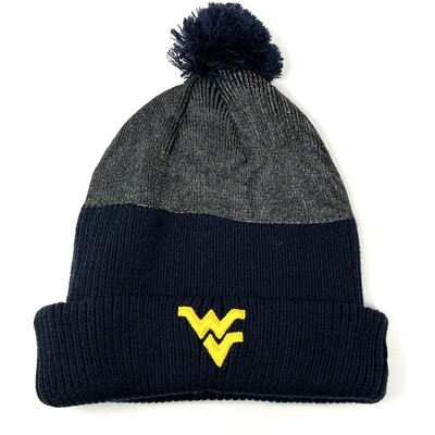 West Virginia Mountaineers Men’s Sport Pom Cuffed Knit Hat
