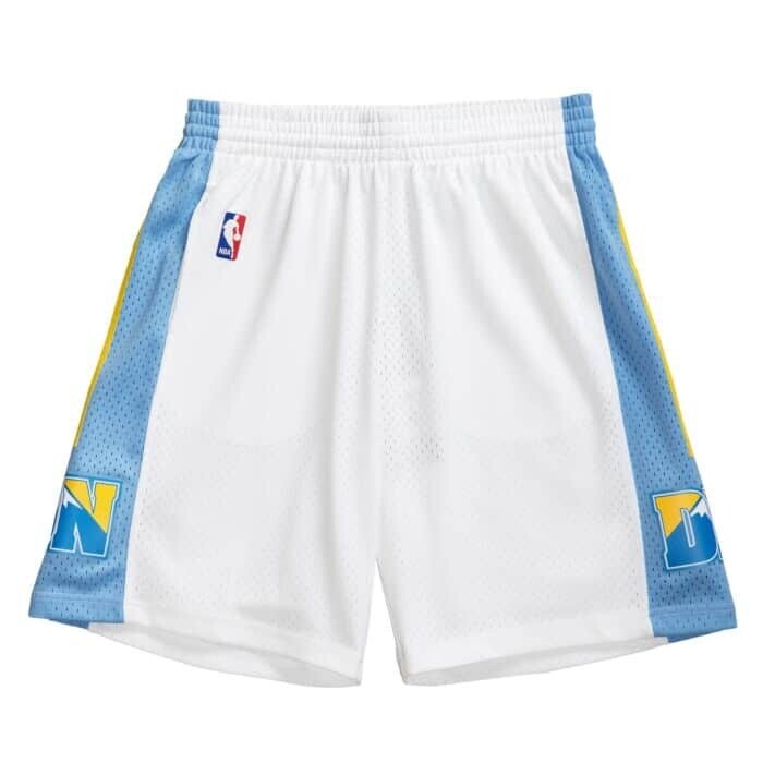 Denver Nuggets 2006 Men's White Mitchell & Ness Swingman Road Shorts