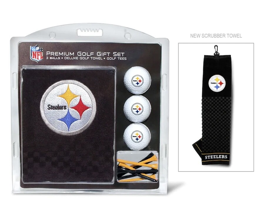 Pittsburgh Steelers Embroidered Golf Gift Set